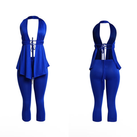 Halter capri set