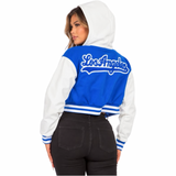 Los Angeles Patch Varsity Hooded Jacket