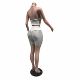 Stripe Mode Zip Front Set