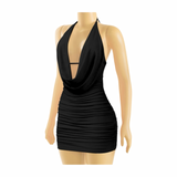 A Fun Night Halter Dress