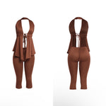 Halter capri set