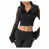Rich After Dark Lace Set
