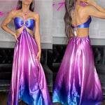 Vibrant ombré dress