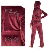 Y2K Playboy Velour Set