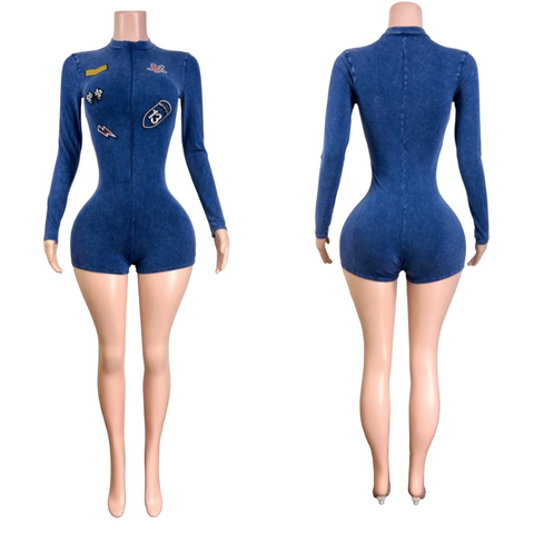 Route 13 patch romper