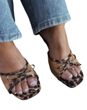 Girly leopard heels