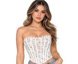 Lace Me In Diamonds Corset