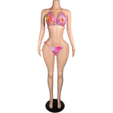 Pink Paradise Rhinestone Bikini