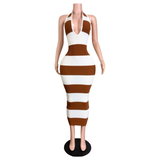 Paradise Striped Maxi Dress