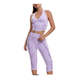 Preety Halter Capri Set