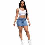 Everyday Muse Denim Mini Skirt