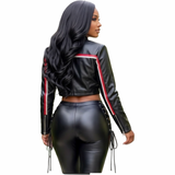 Preety Rebel Moto Cropped Jacket