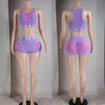 No hard feelings shorts set