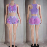 No hard feelings shorts set