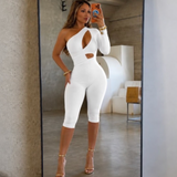 Main Character Cutout Capri Jumpsuit