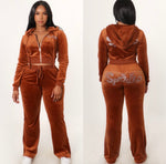 Preety Spoiled Velour Set