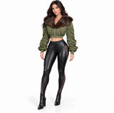 Statement Fur Collar Jacket