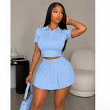 Preety Prep Skirt Set
