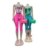 Pop of Color Capri Pants