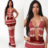 Hey beautiful knit skirt set