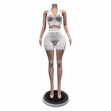 Sunlit Sculpt Halter Set