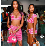 Coastal Crossback Stripe 3 Piece Set