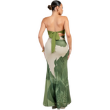 Palm Elegance Dress
