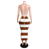 Paradise Striped Maxi Dress