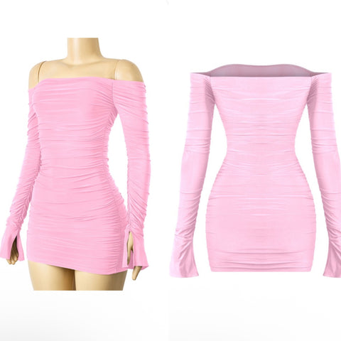 Having fun ruched dress