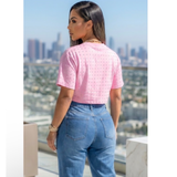 Girly Diamond Crop Top