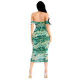 Emerald Escape Midi Dress