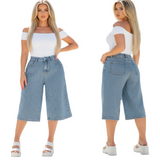 Preety drip denim Jorts
