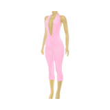 Capri halter jumpsuit