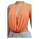 Preety Glitter Halter Top