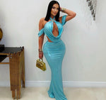 Shimmer Starfish maxi skirt set