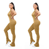 Halter ruched jumper