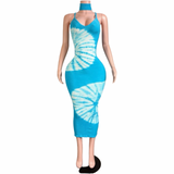 Preety Enrgy tie dye dress w/headband