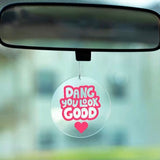 Rear view mirror daily reminder charm