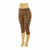 Leopard Capri Pants