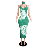 Preety Enrgy tie dye dress w/headband