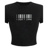 I don’t care barcode top