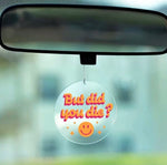 Rear view mirror daily reminder charm
