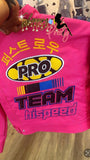 Pink Motorsport racer jacket