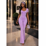 Preety Chic Jumpsuit W/Headband