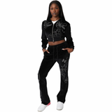 After Hours Diamond Velour Set