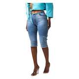 Baby Phat Butterfly Denim Capris
