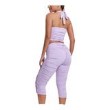 Preety Halter Capri Set