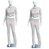 Cute and comfy buckle knit set