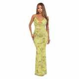 Cloud Nine Draped Maxi Dress