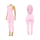 Halter tie jumpsuit